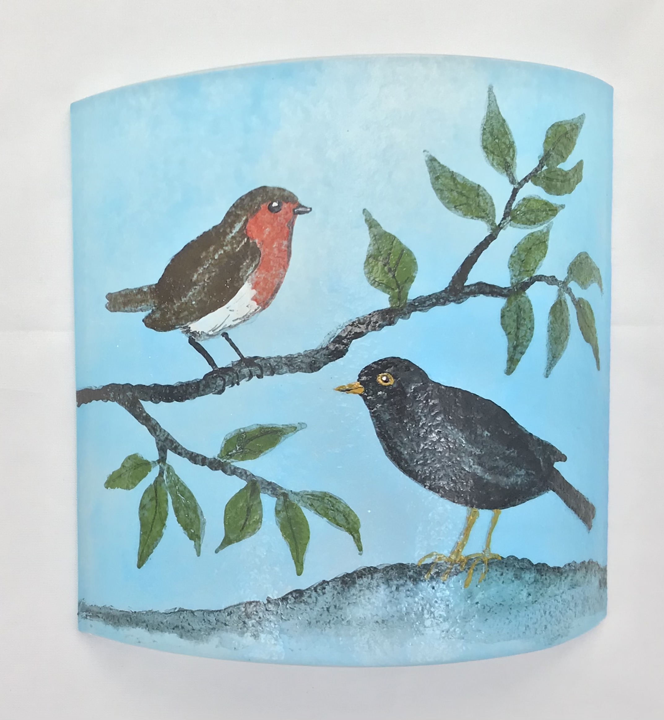 Short Blackbird & Robin panel