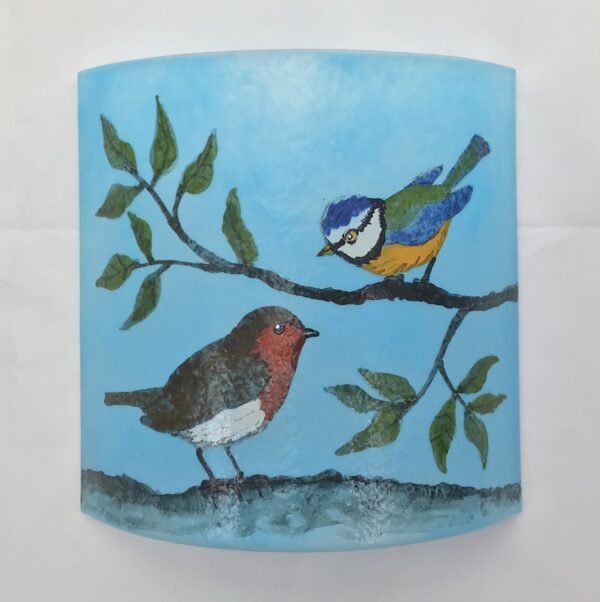 Short Blue Tit & Robin panel