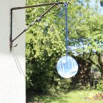 Silver birches suncatcher seen outside in bright sunlight